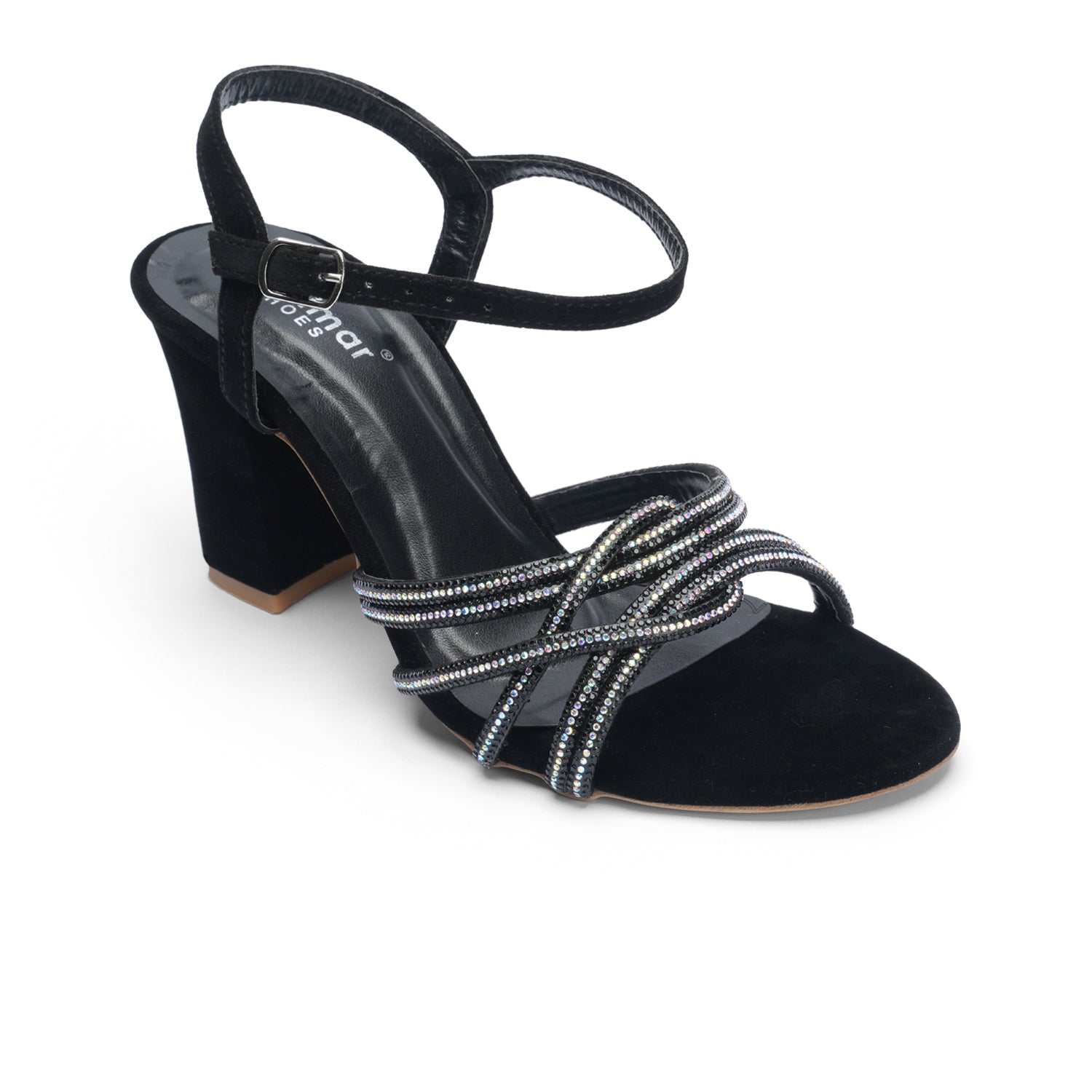 Womens Crystals Detailing Party Sandals