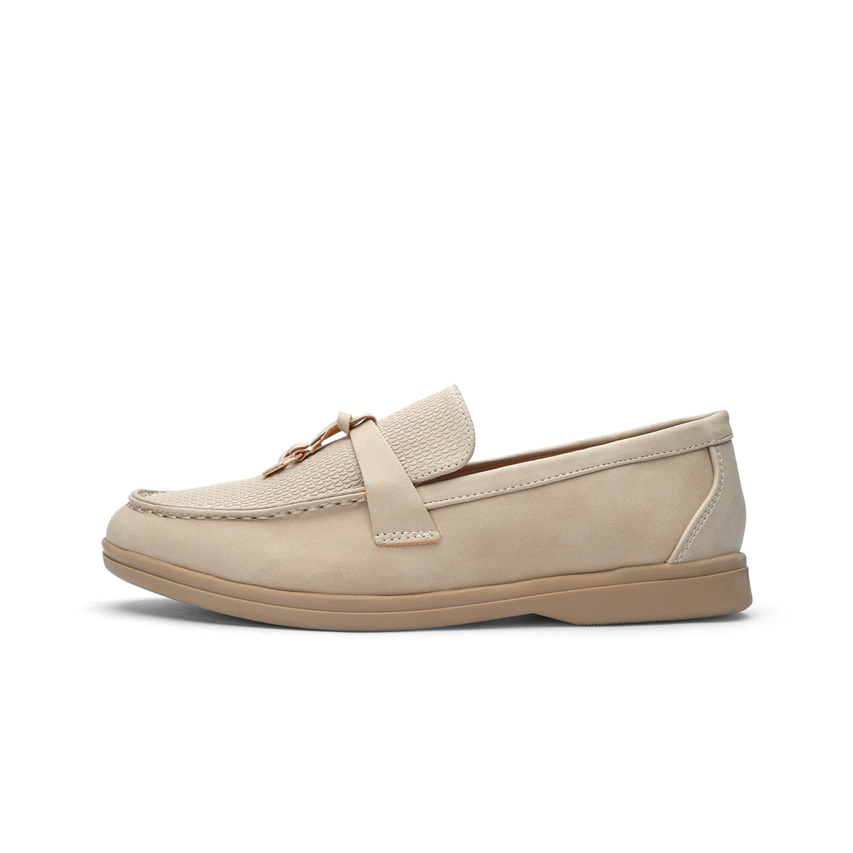 Women's Metallic Detailing Moccasin