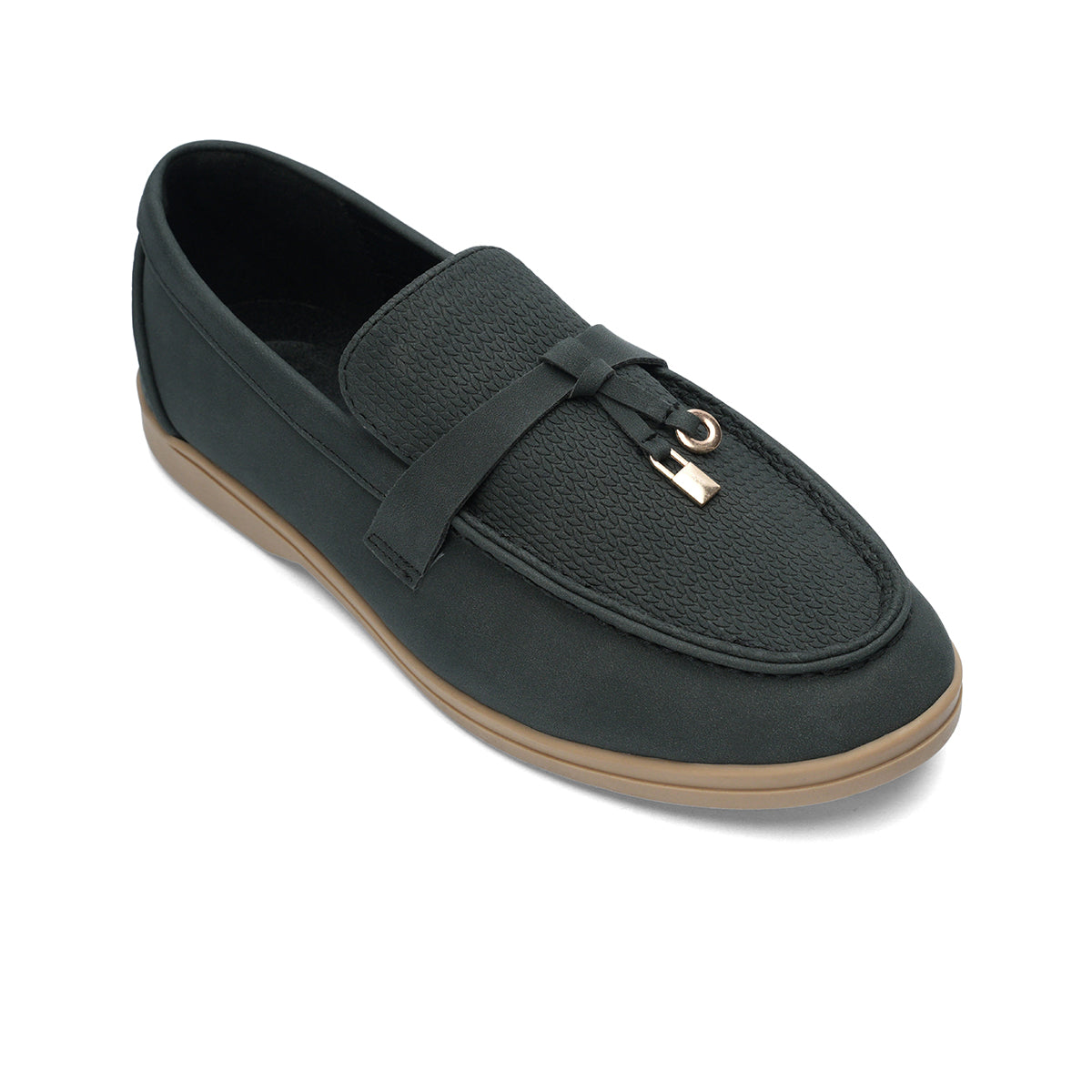 Women's Metallic Detailing Moccasin