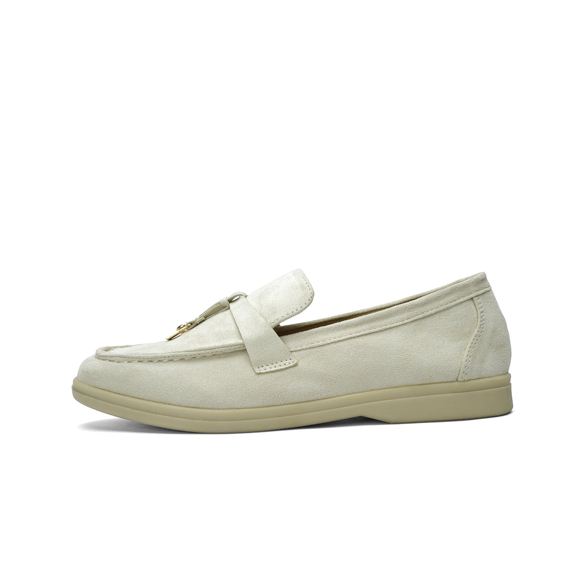 Womens Almond Toe Moccasin Shoes