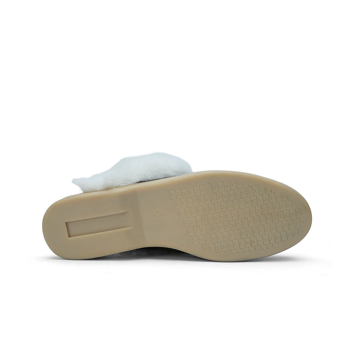 Womens Plush Slip-ons Backless Moccasin