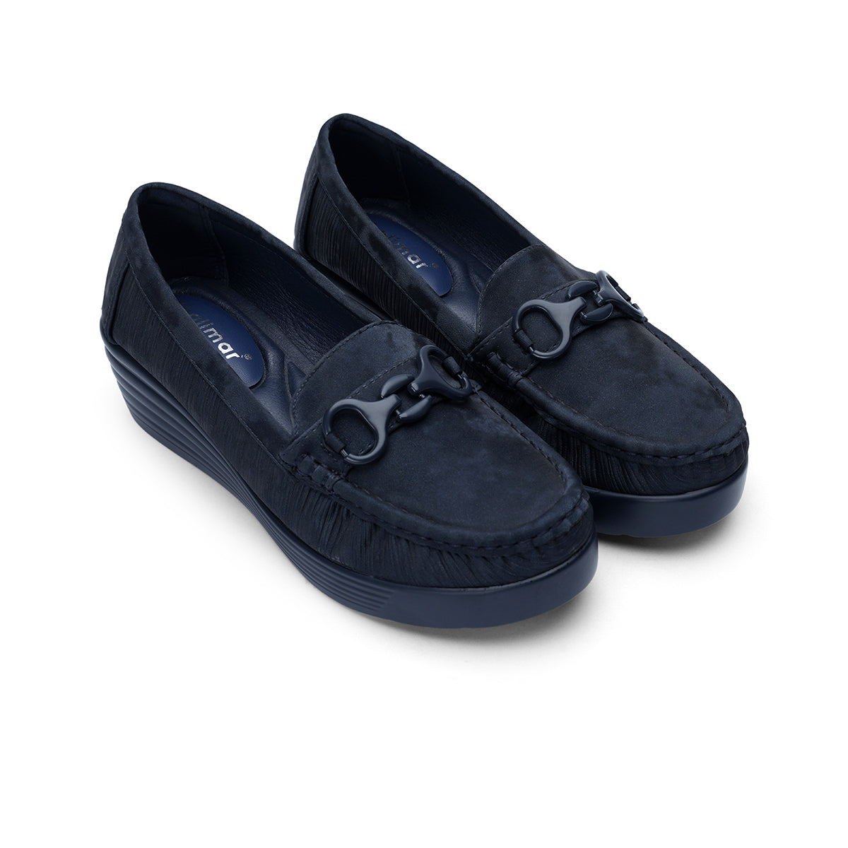 Womens Wedge Heeled Moccasin