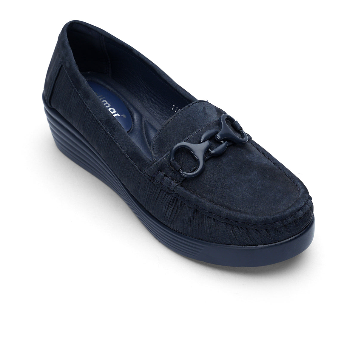 Womens Wedge Heeled Moccasin