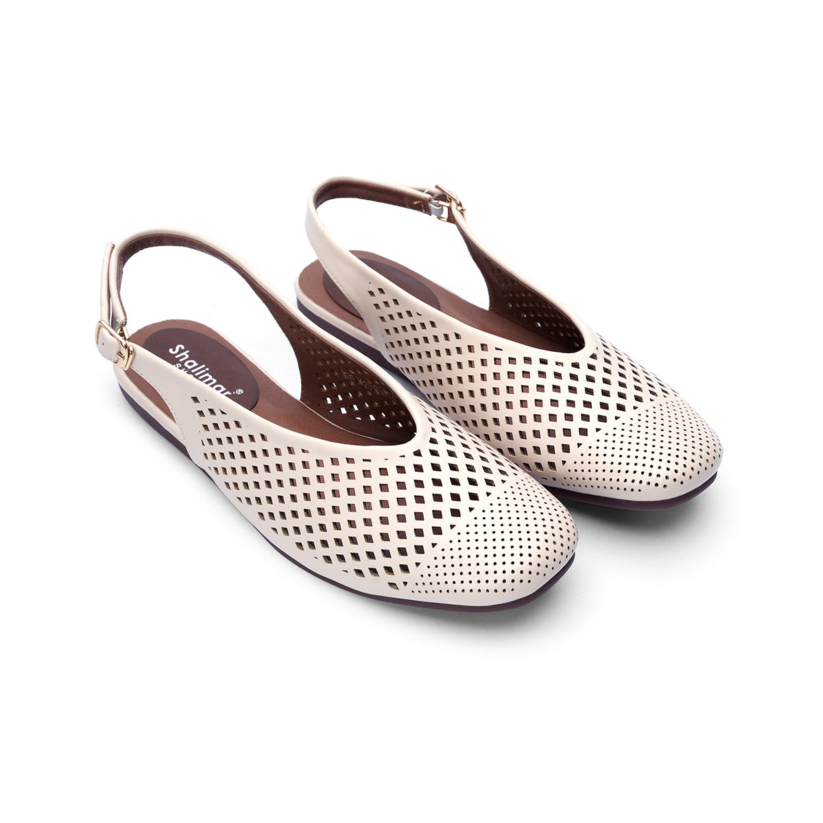 Womens Slingback Perforated Moccasin