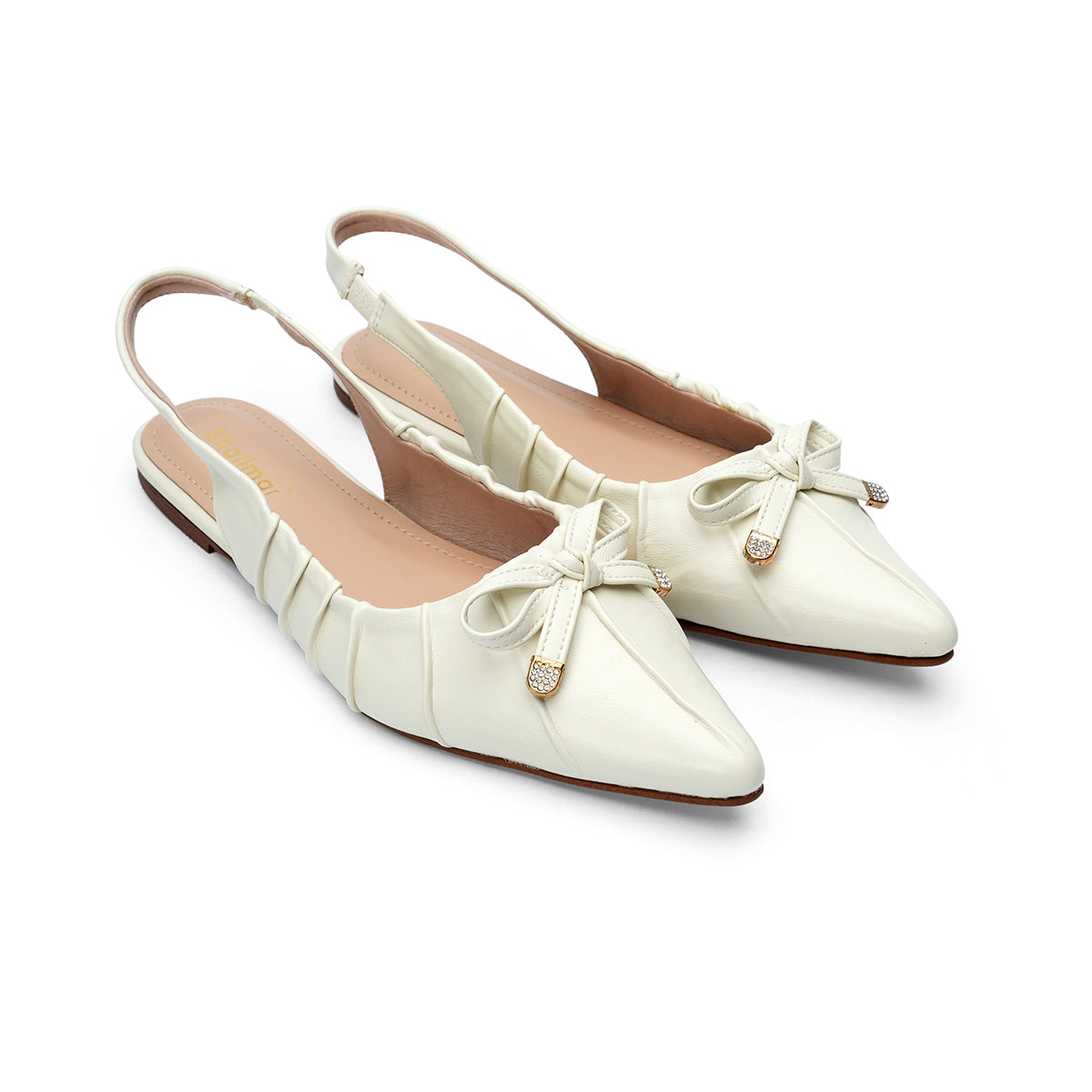 Womens Pointed Backstrap Pumps