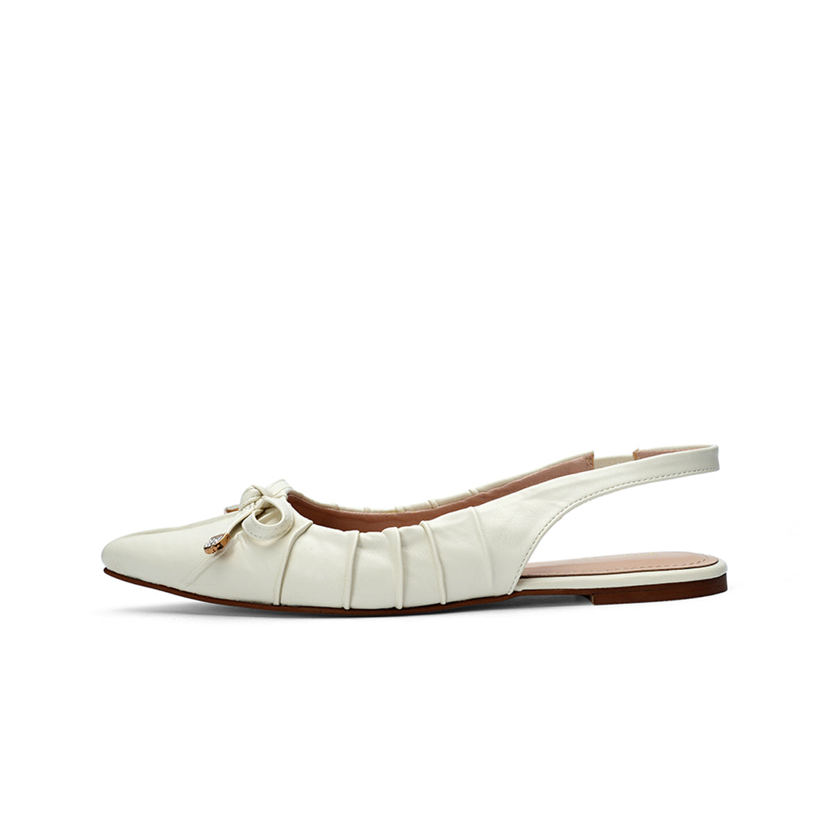 Womens Pointed Backstrap Pumps