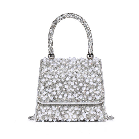 Empress Pearl & Crystal Clutch