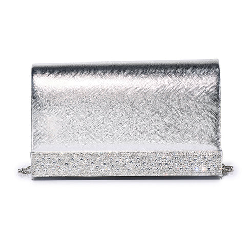 Solis Metallic Envelope Clutch