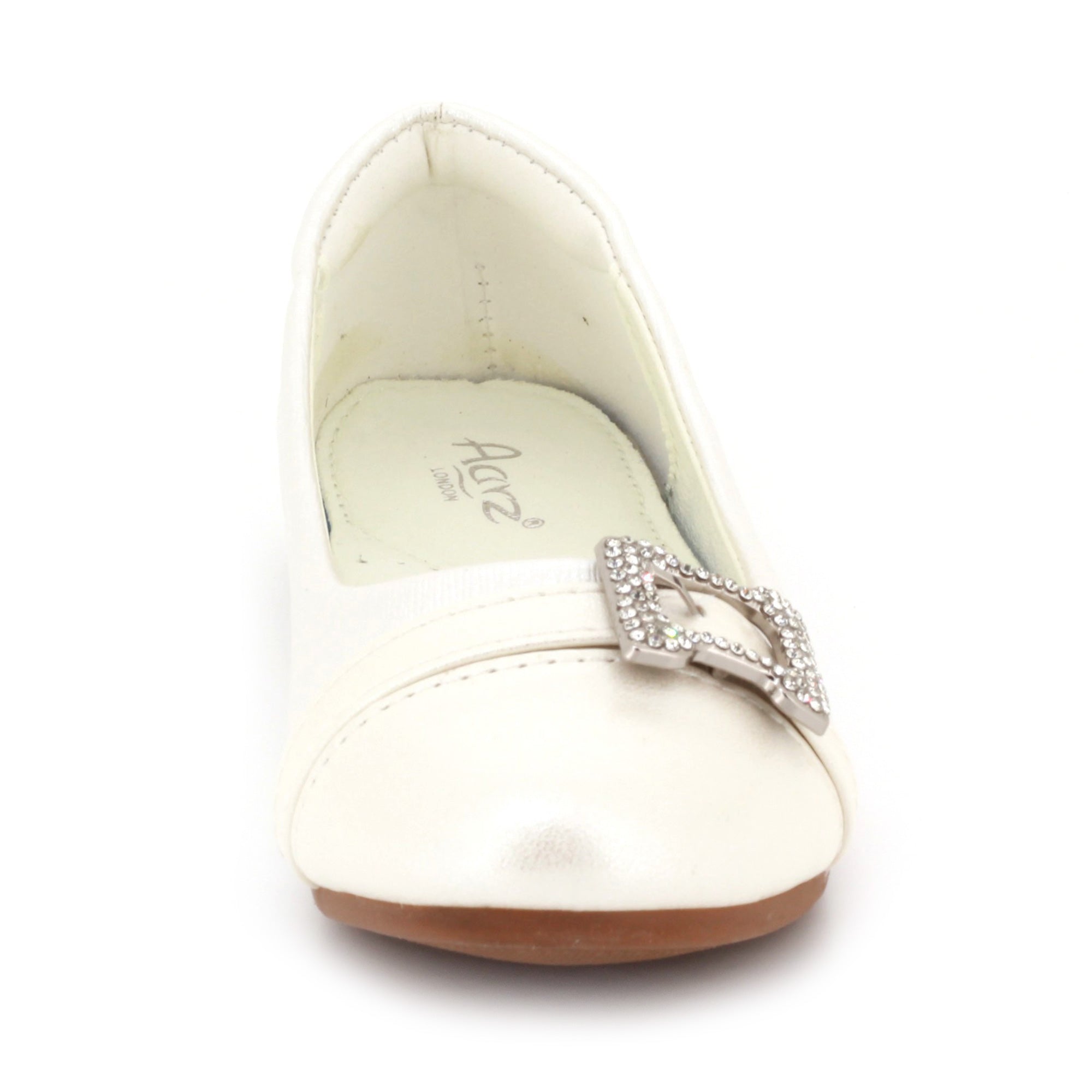 Arevene Girls Crystals Flats Pumps