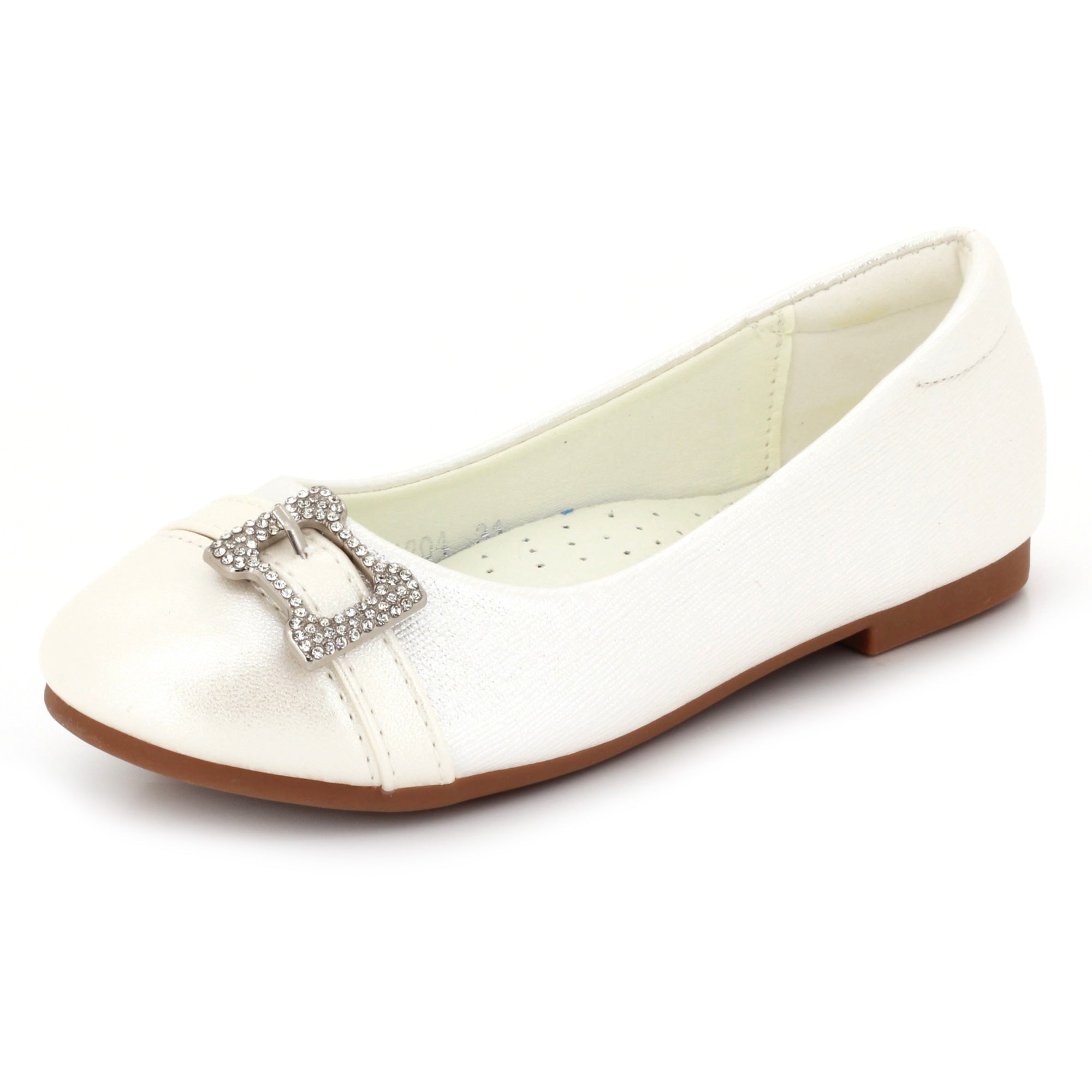 Arevene Girls Crystals Flats Pumps