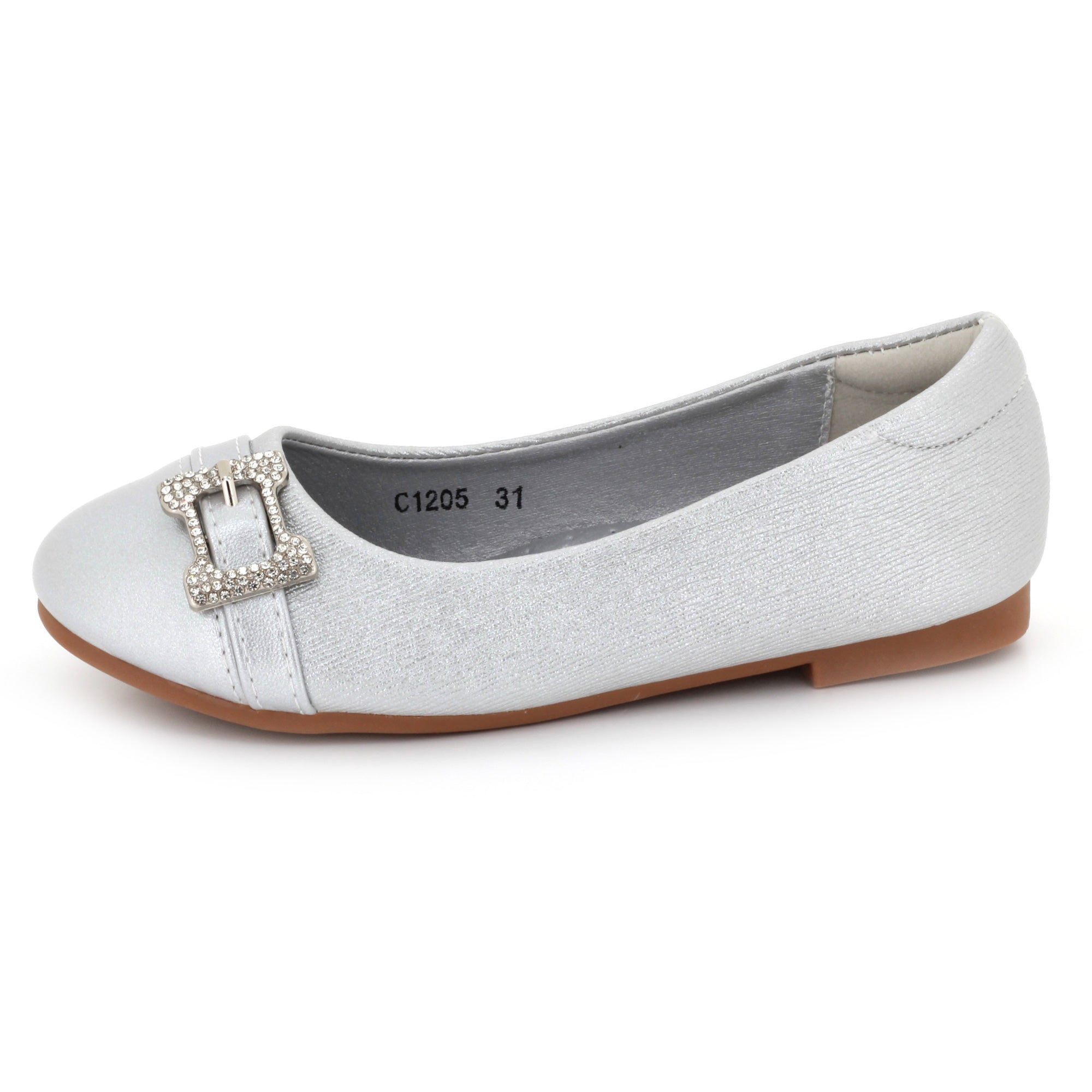 Arevene Girls Crystals Flats Pumps