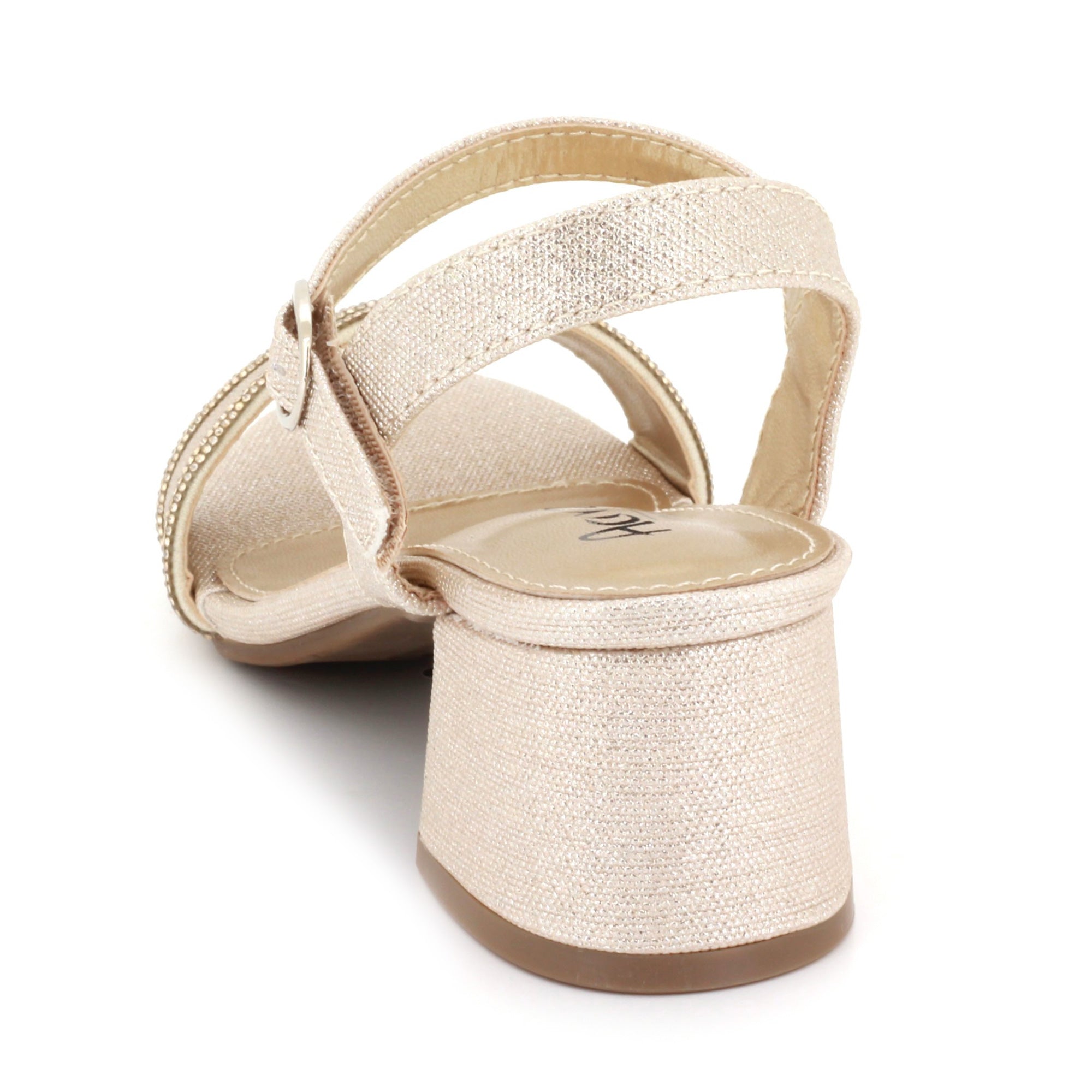 Rees Girls Diamante Trim Ankle Sandals