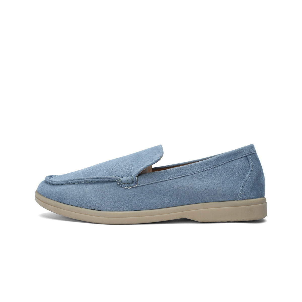 Womens Comfy Rounded Toe Moccasins