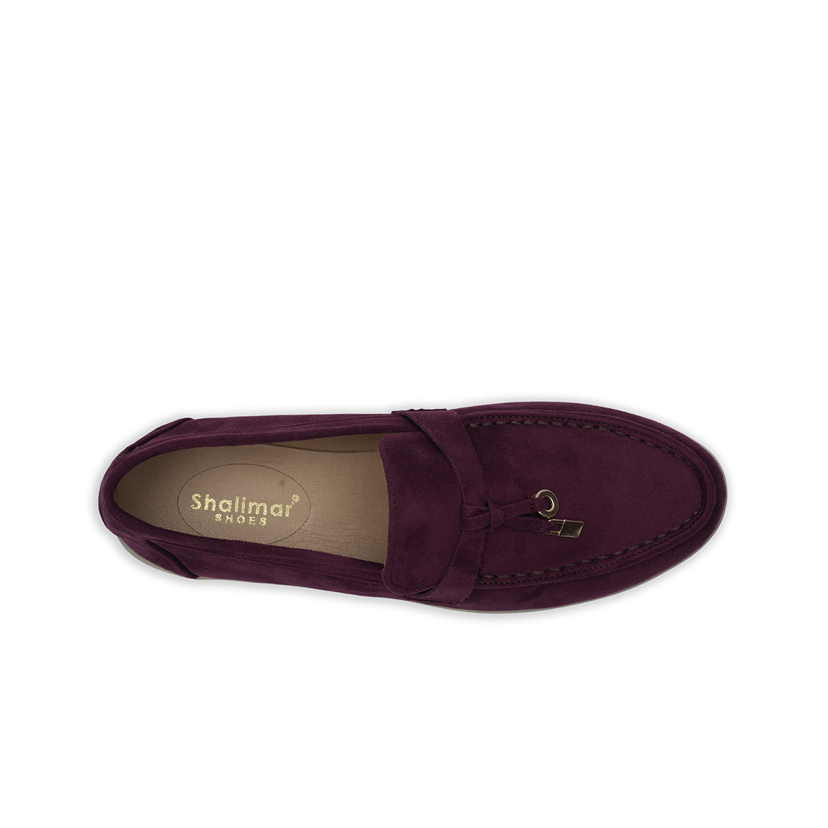 Womens Penny Detailing Moccasins