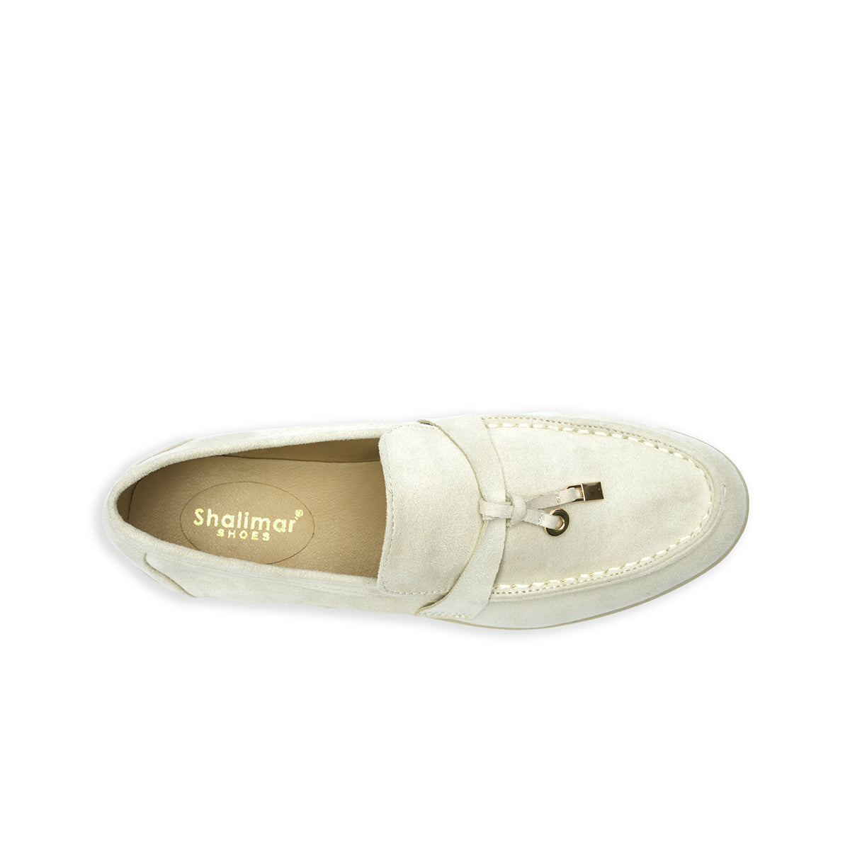Womens Penny Detailing Moccasins