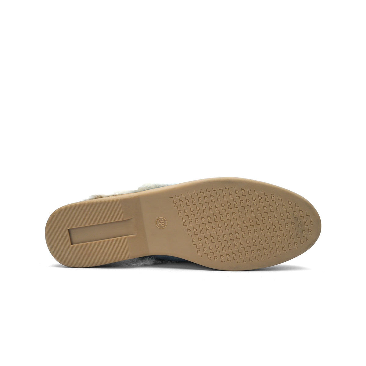 Womens Plush Backless Comfy Moccasins