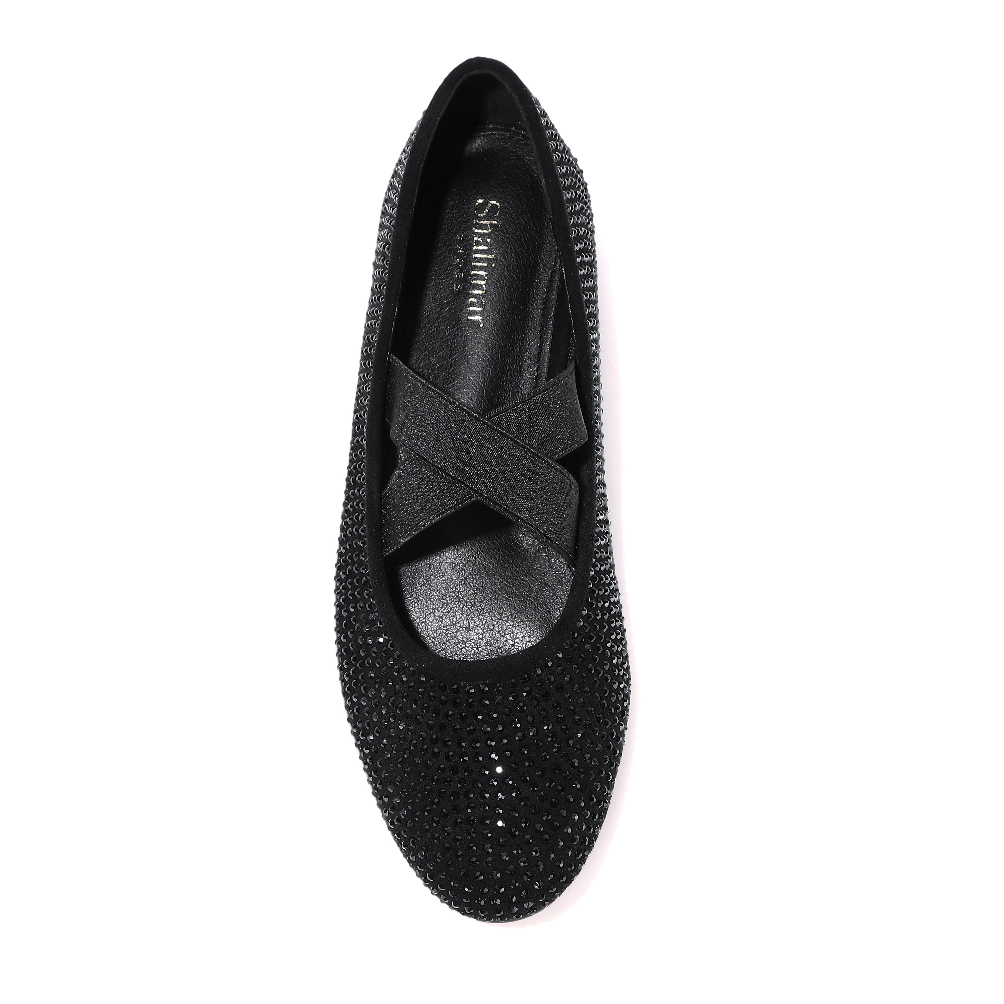 Onyx Aura Flat Pumps