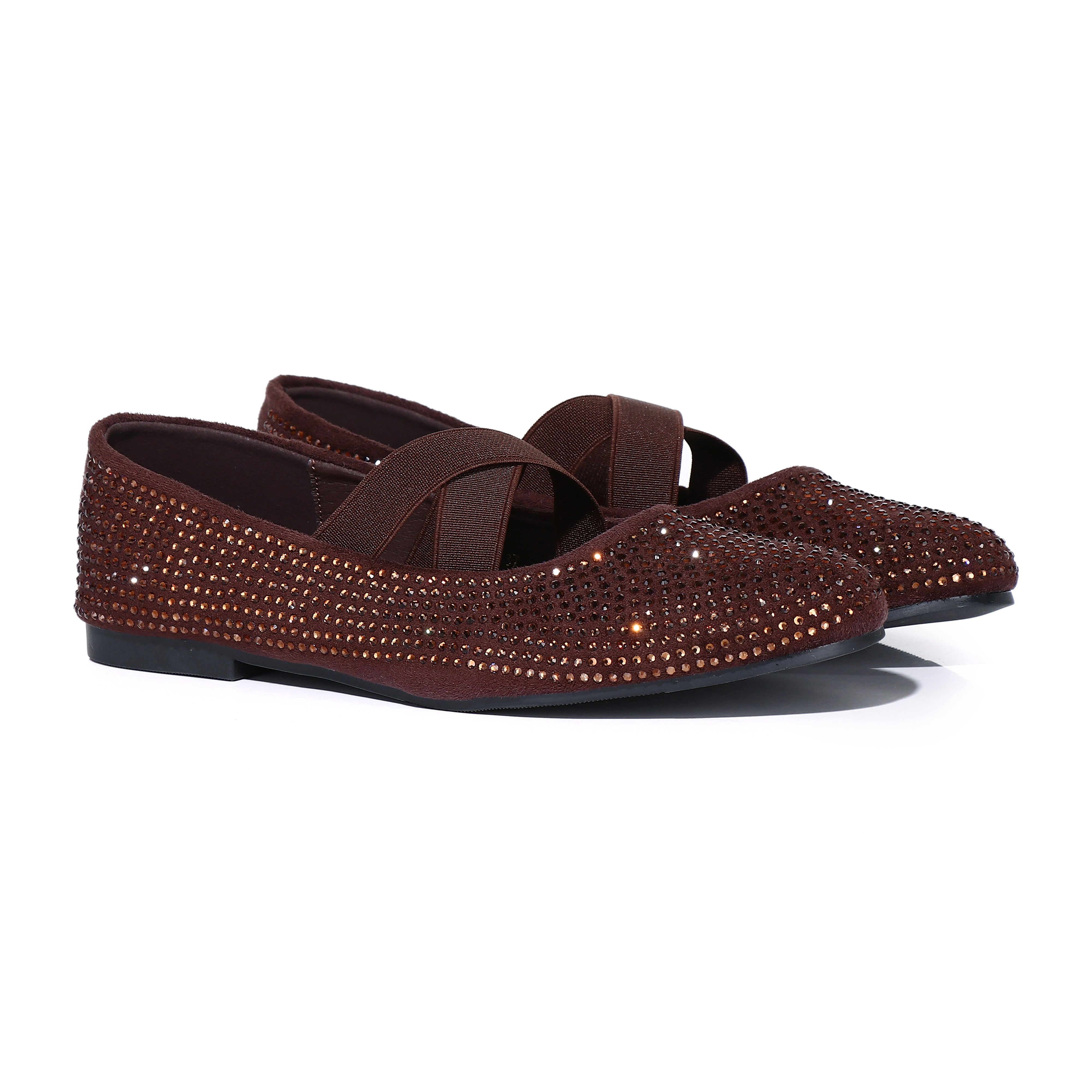 Onyx Aura Flat Pumps