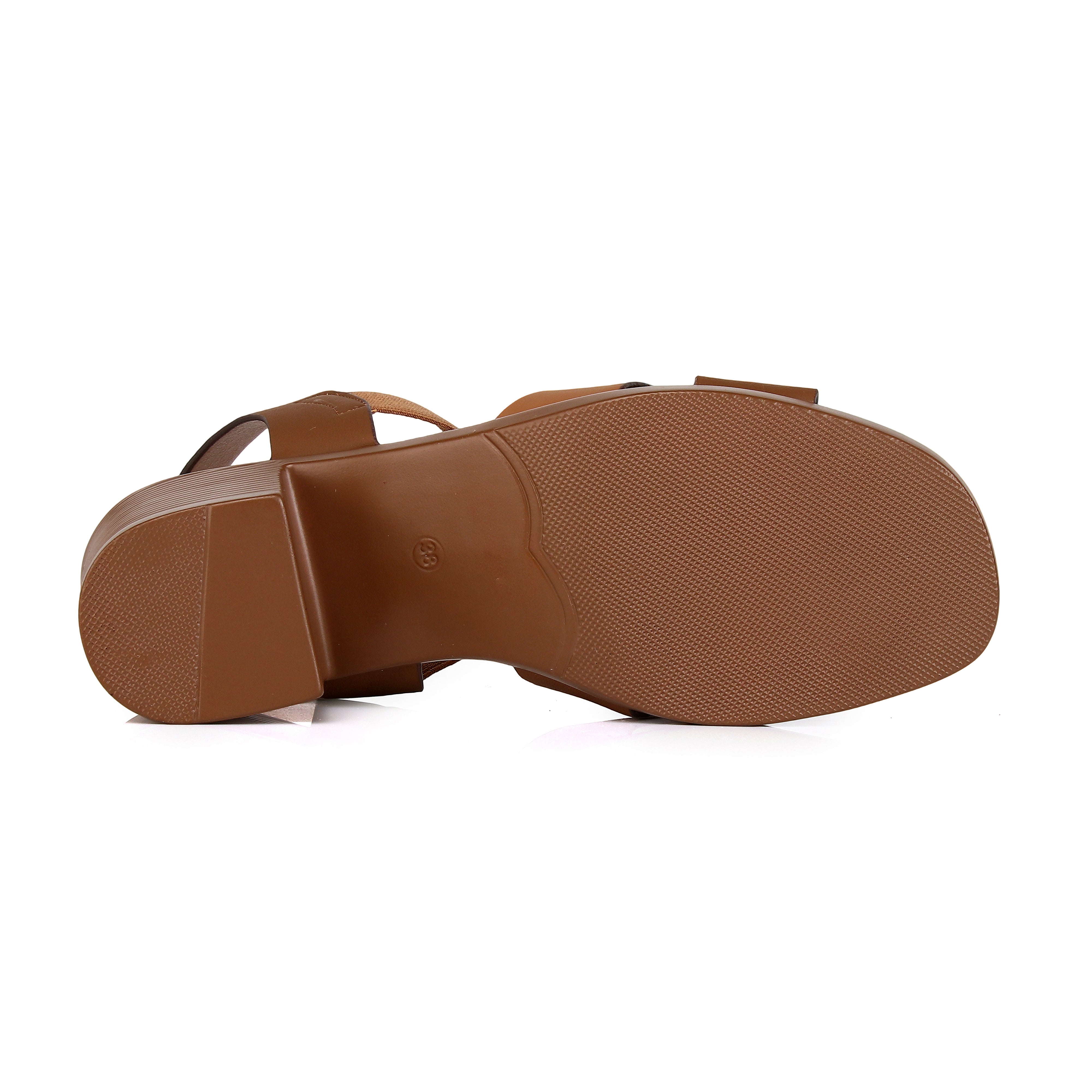 Luna Cross Block Heel Sandals