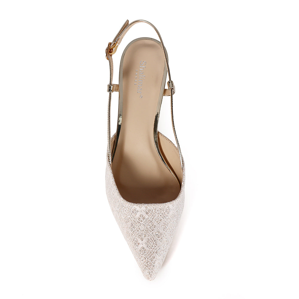 Aurora Luxe Slingback Kitten Heels