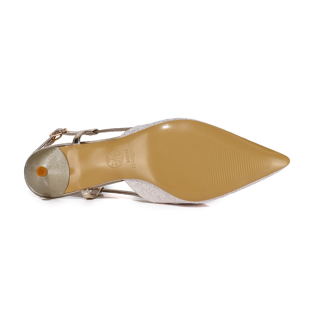 Aurora Luxe Slingback Kitten Heels