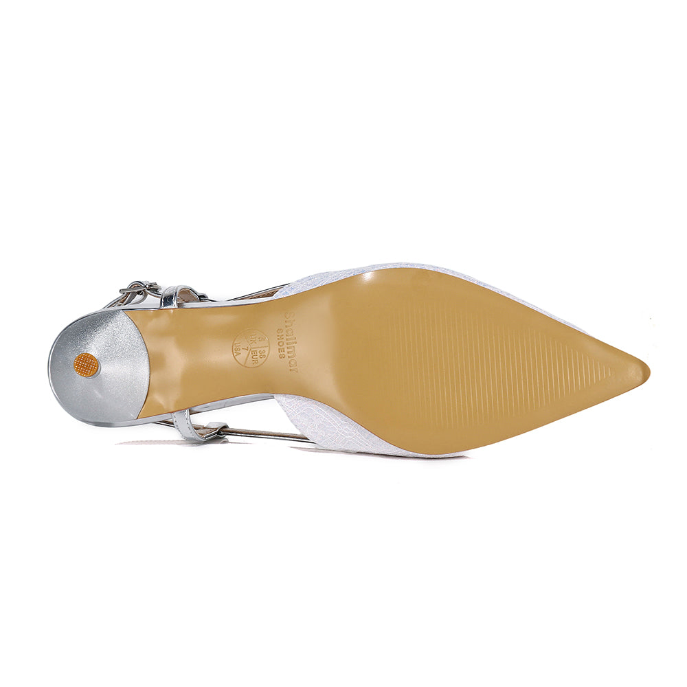 Aurora Luxe Slingback Kitten Heels