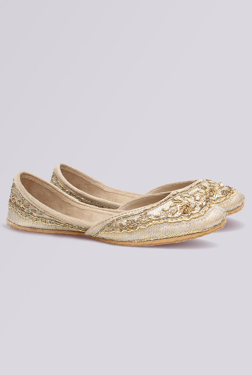 Golden Royale Embellished Khussa
