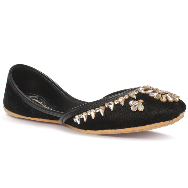 Noiris Crystal Embellished Khussa