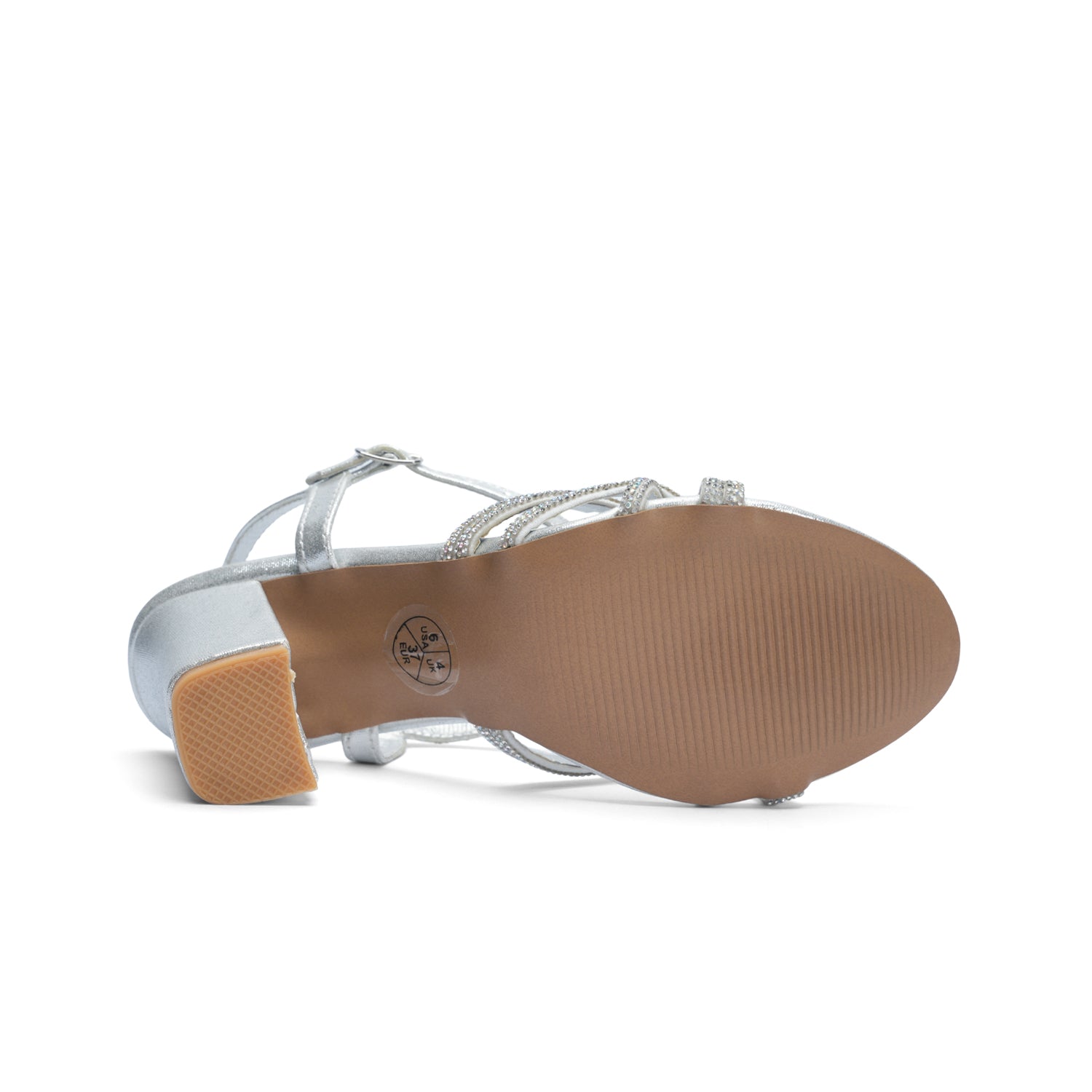 Womens Crystals Detailing Party Sandals