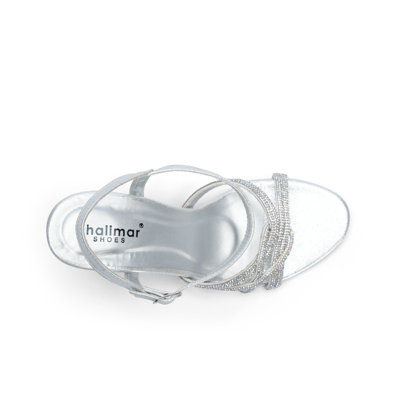 Womens Crystals Detailing Party Sandals