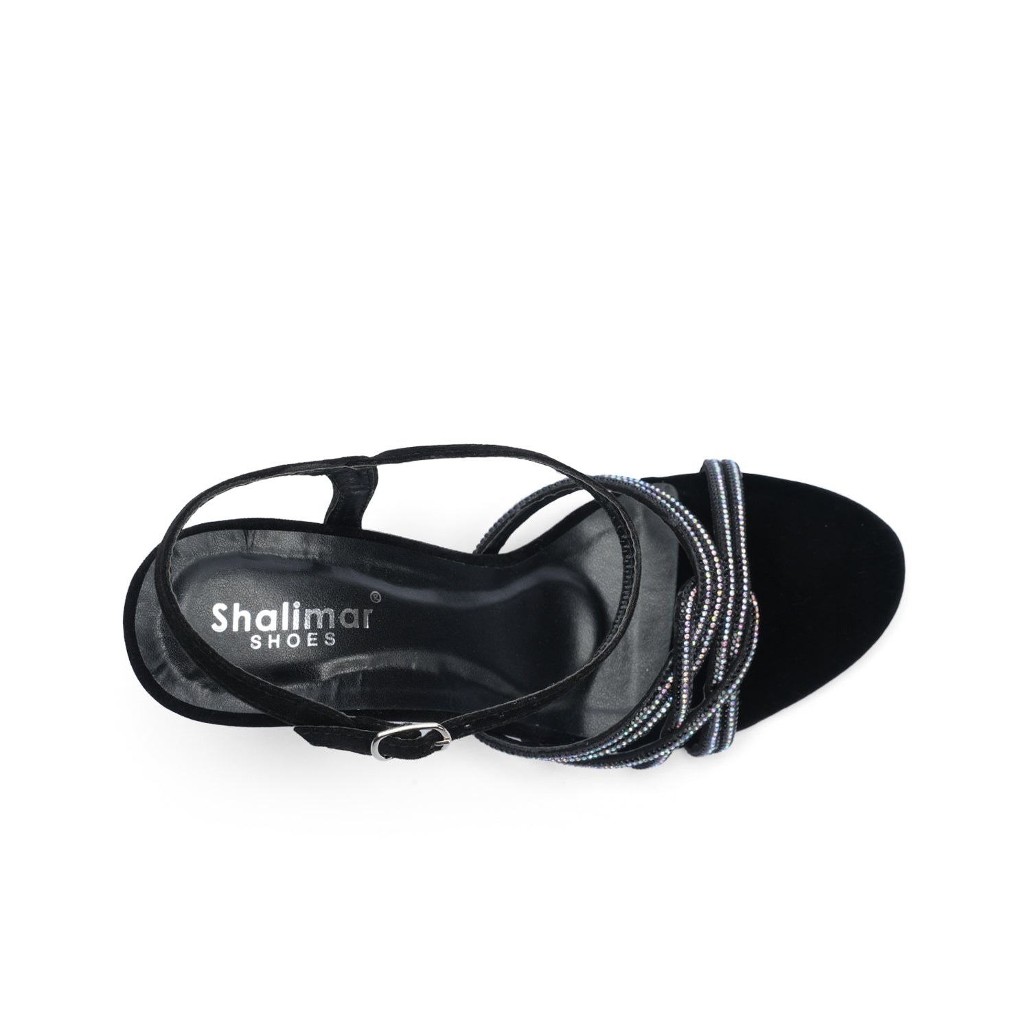 Womens Crystals Detailing Party Sandals