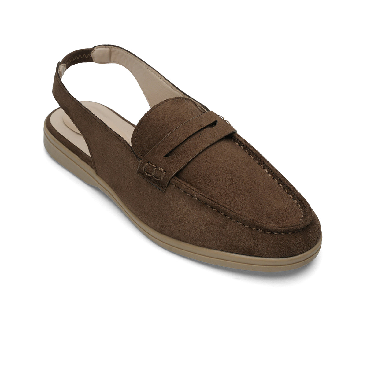Womens Slingback Moccasin Shoes