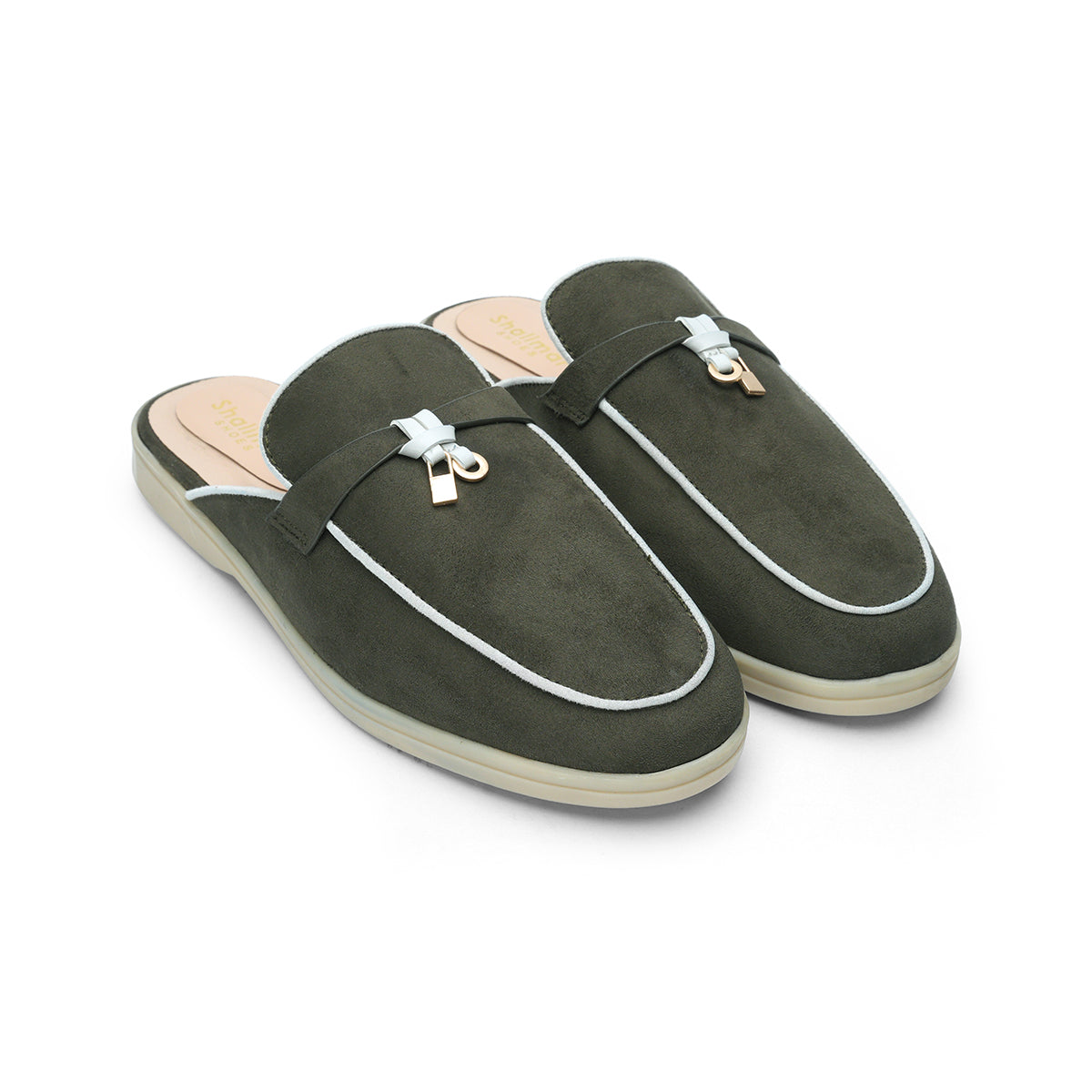 Womens Backless Slip-ons Moccasin