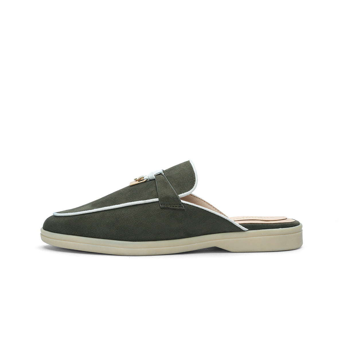 Womens Backless Slip-ons Moccasin