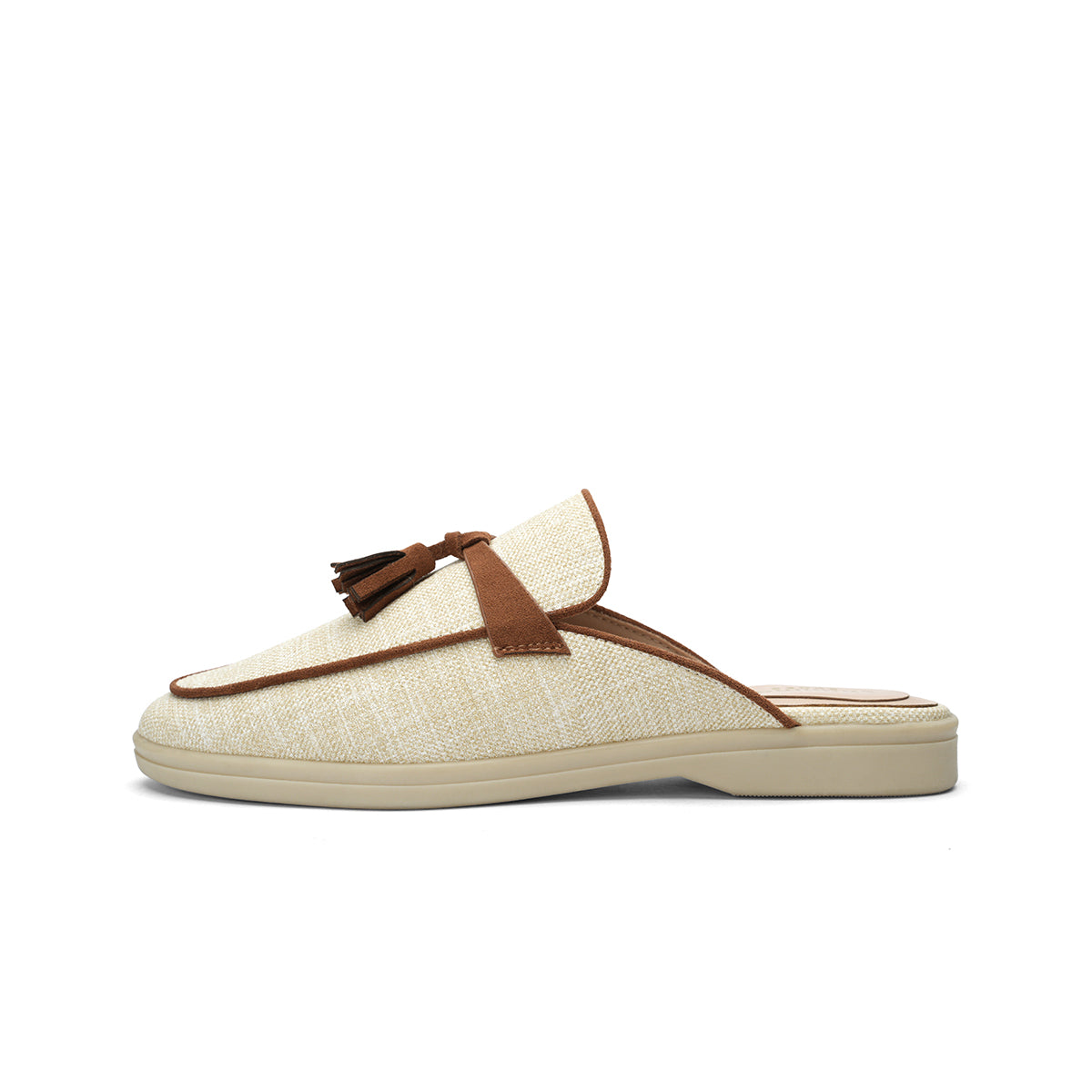 Womens Pony Detailing Slip-on Moccasin
