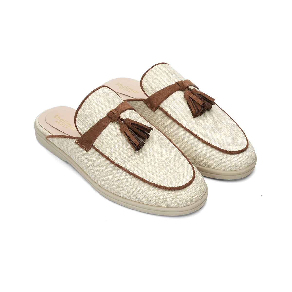 Womens Pony Detailing Slip-on Moccasin