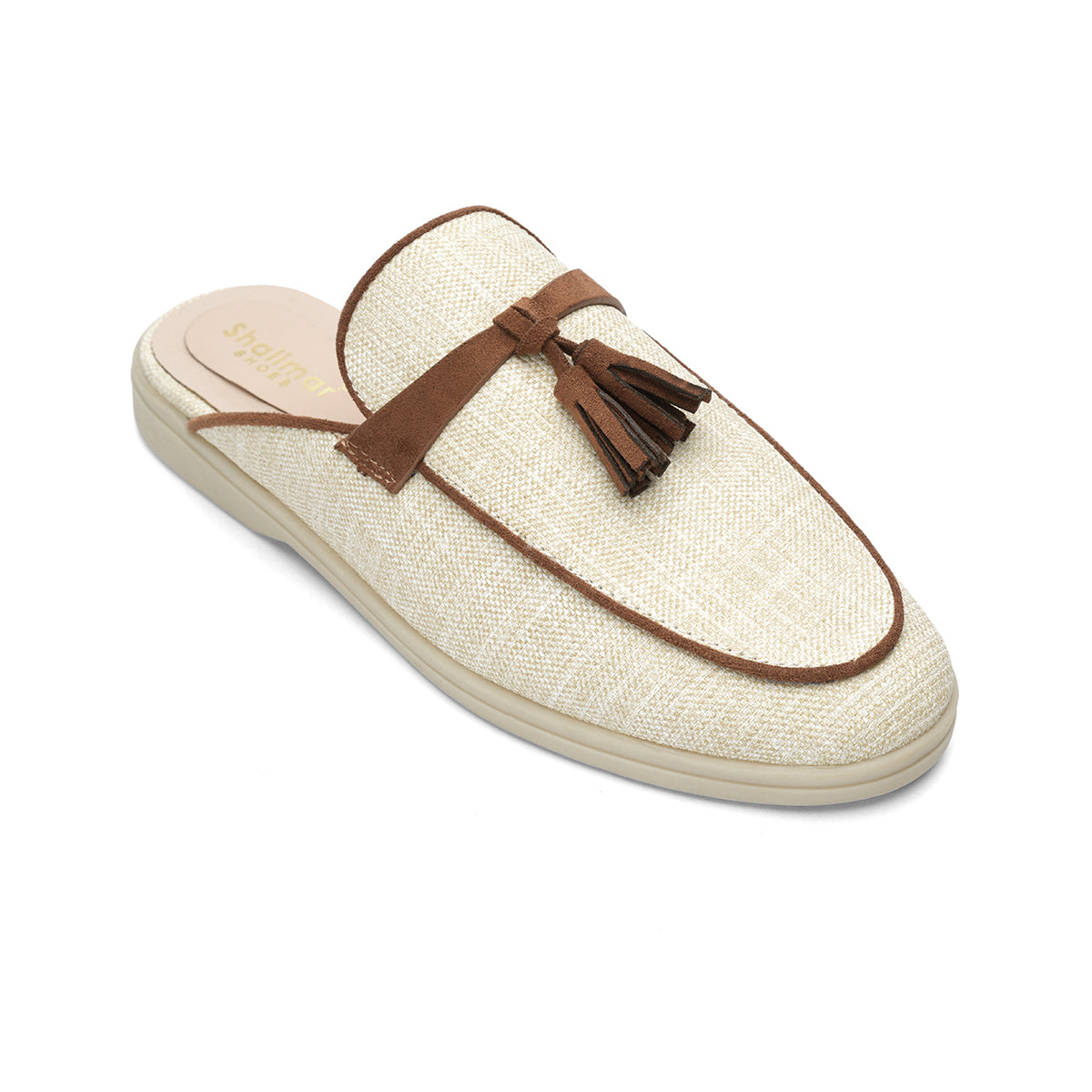 Womens Pony Detailing Slip-on Moccasin