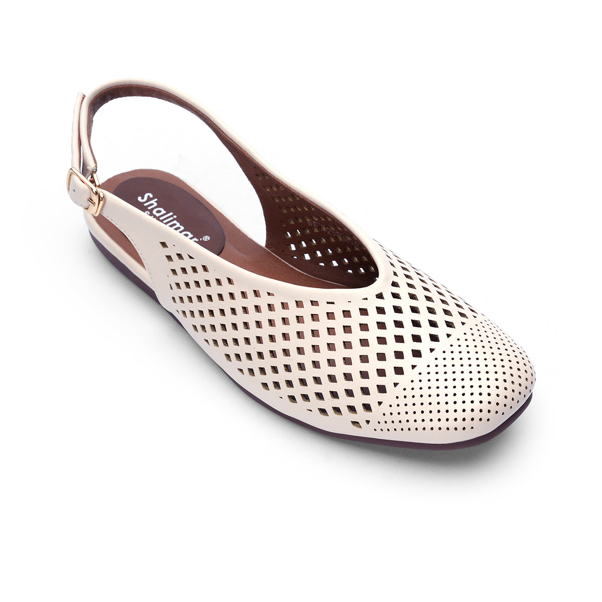 Womens Slingback Perforated Moccasin