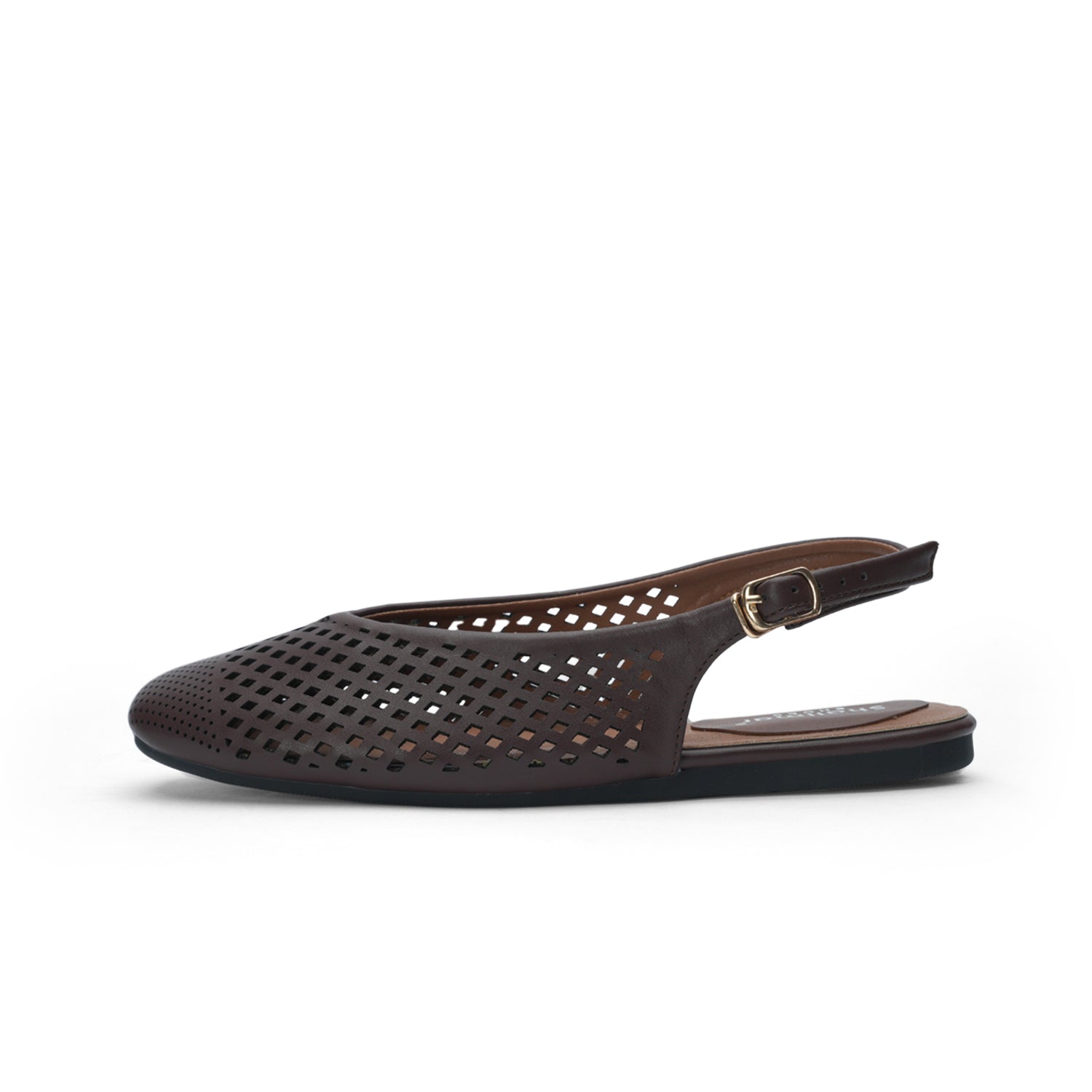 Womens Slingback Perforated Moccasin