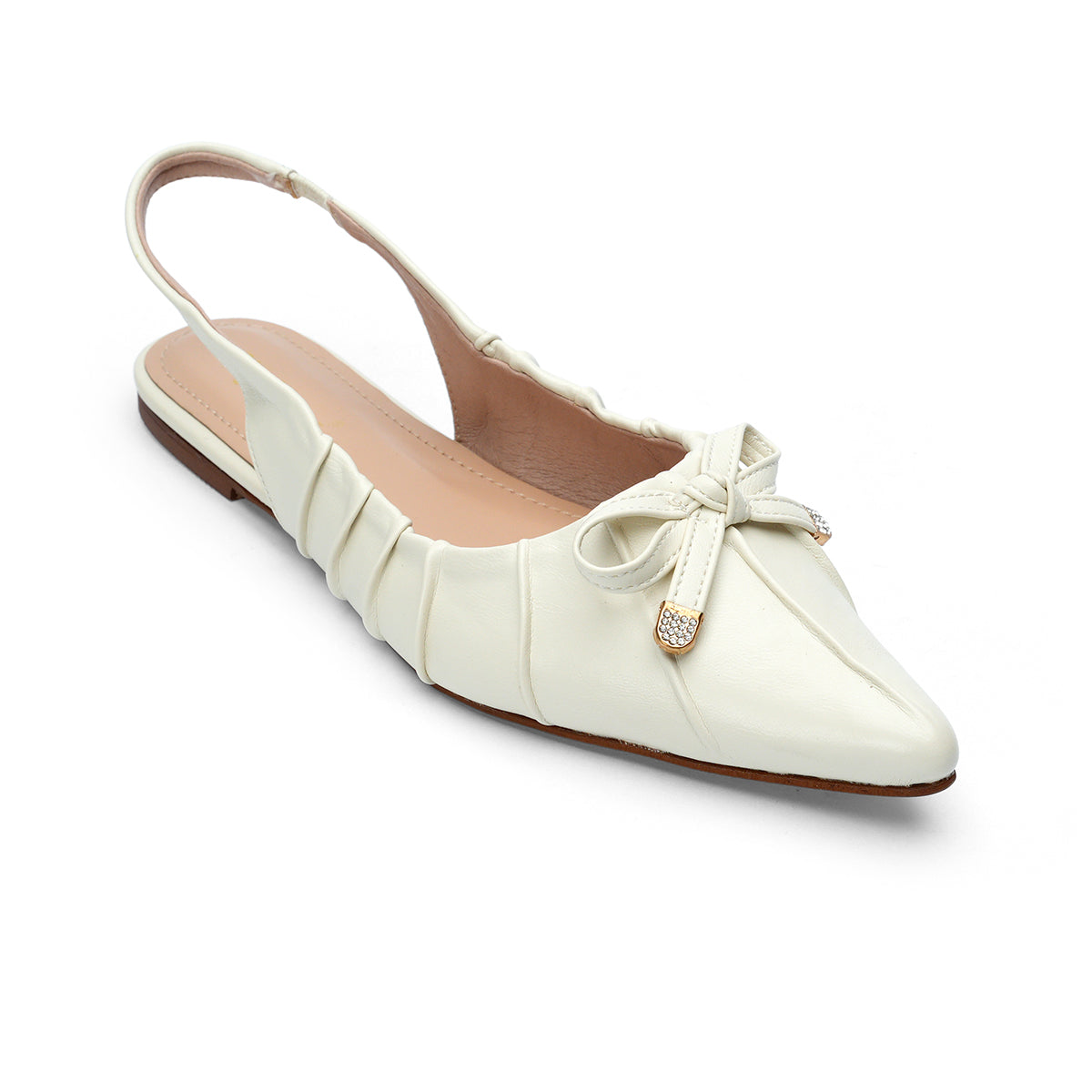 Womens Pointed Backstrap Pumps