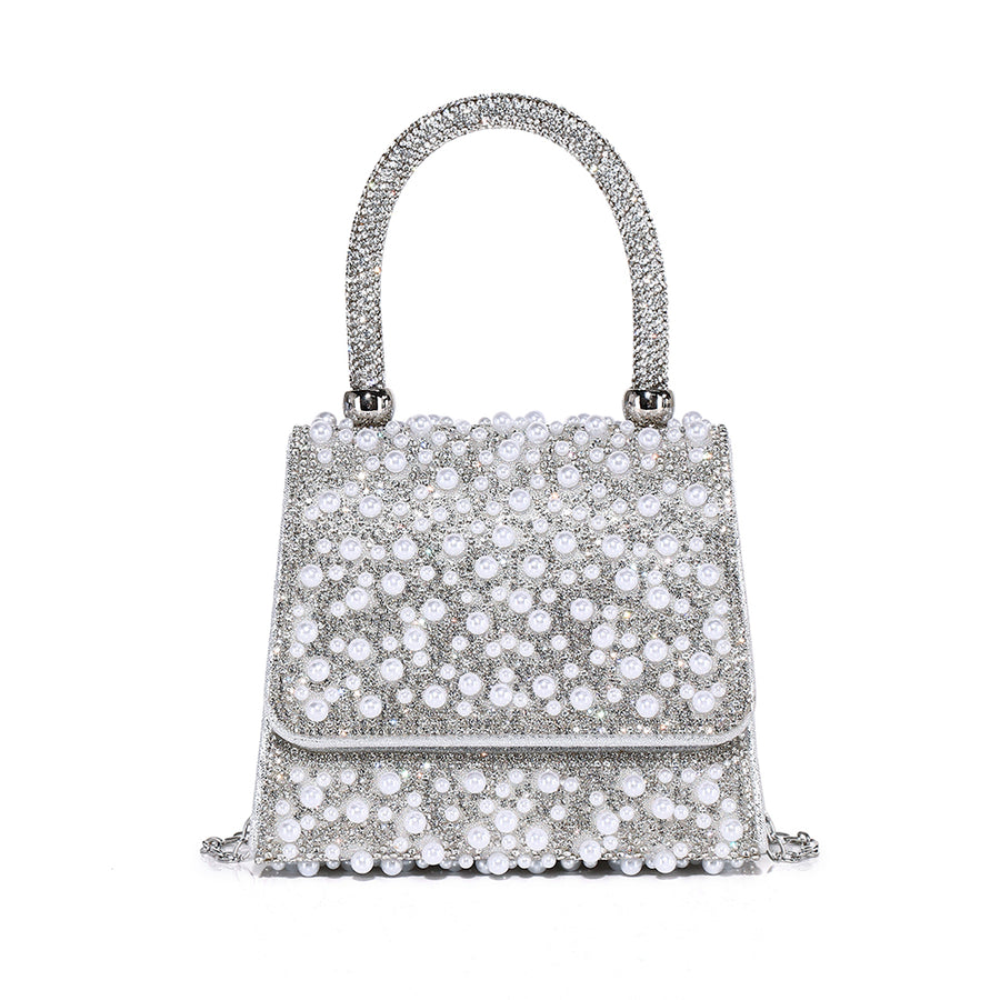 Empress Pearl & Crystal Clutch