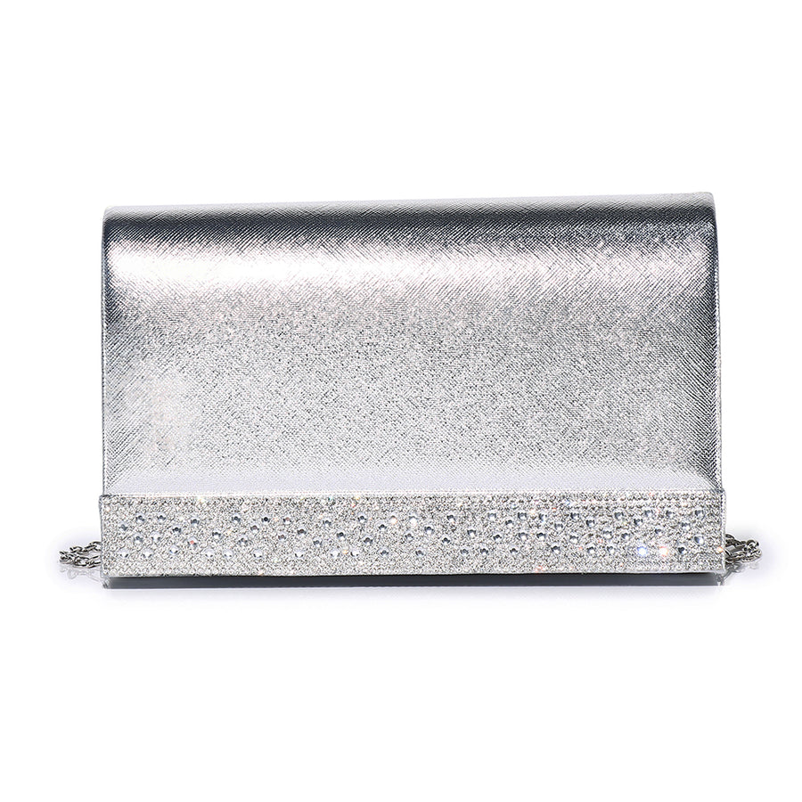 Solis Metallic Envelope Clutch