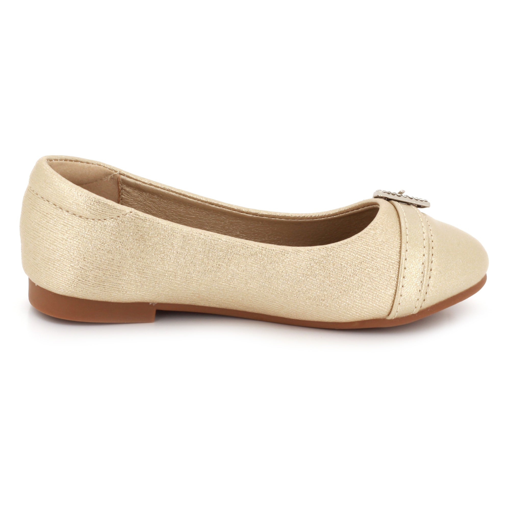 Arevene Girls Crystals Flats Pumps