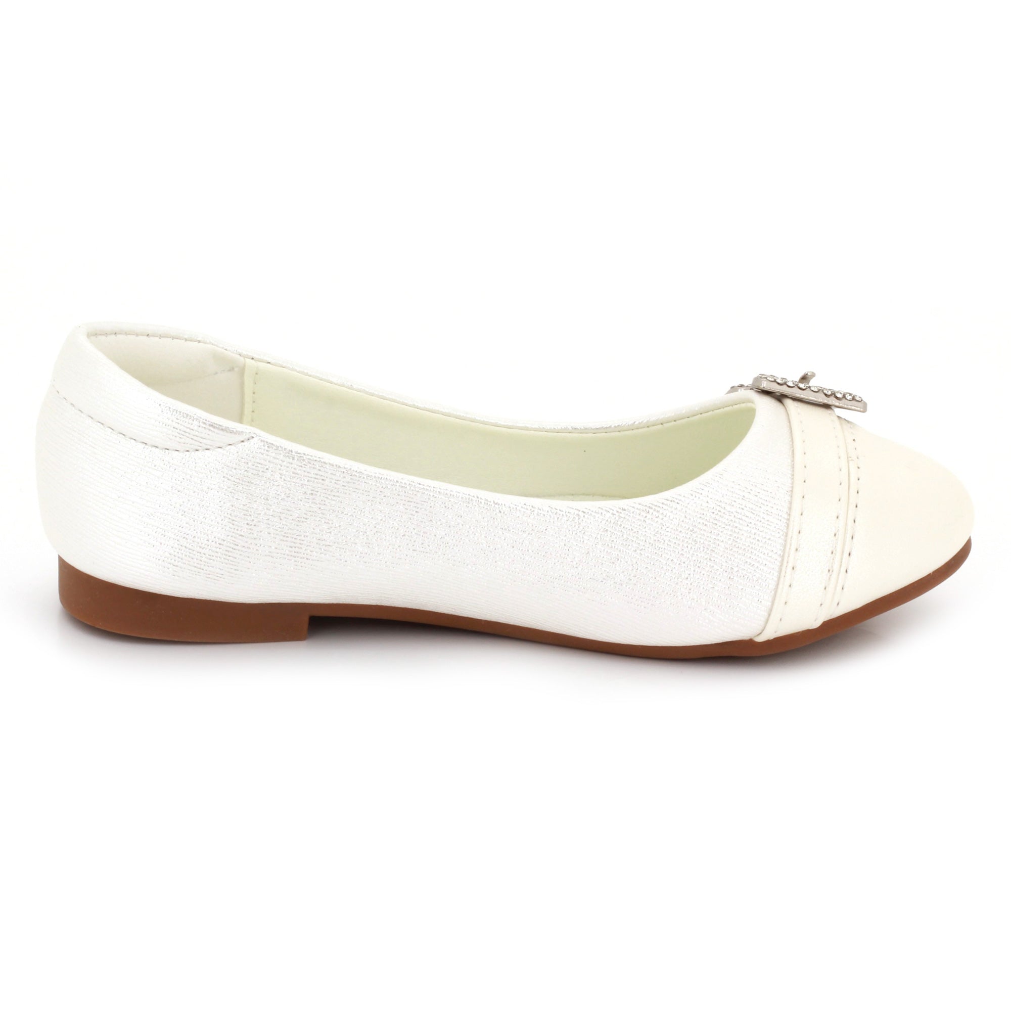 Arevene Girls Crystals Flats Pumps