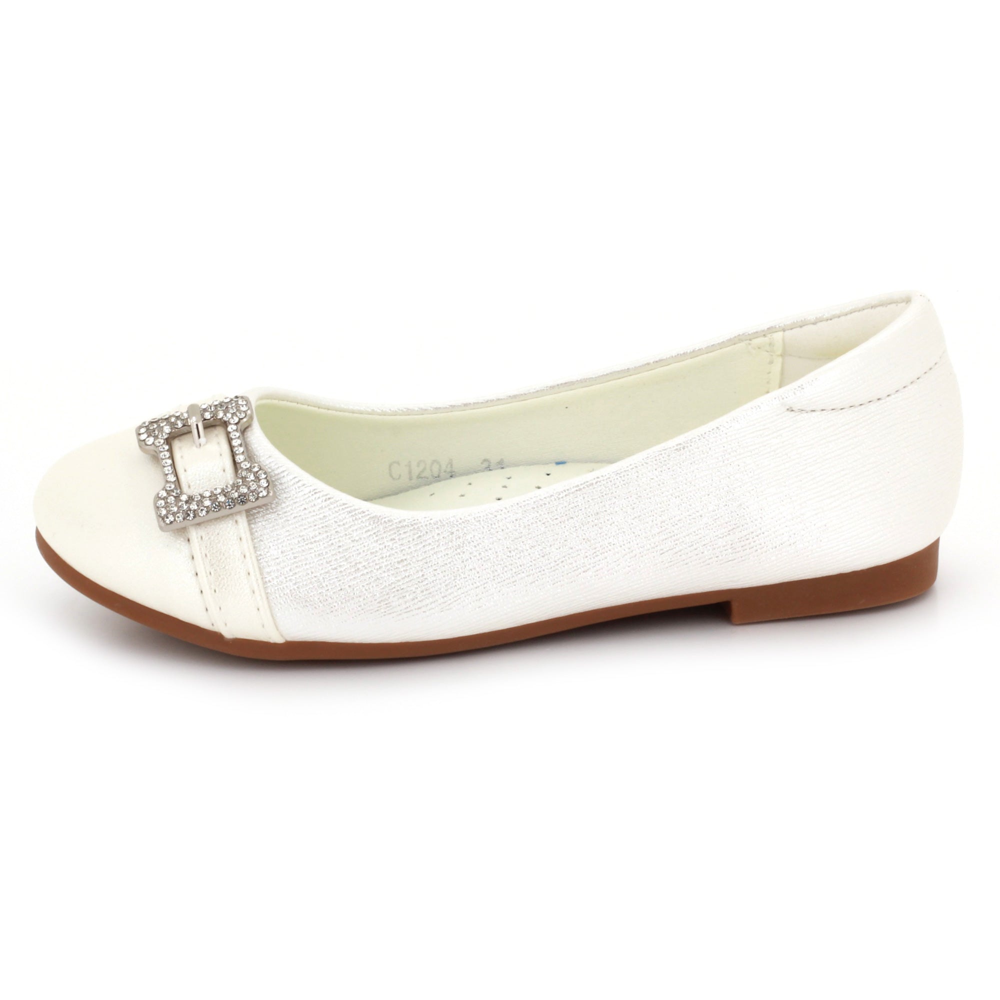 Arevene Girls Crystals Flats Pumps