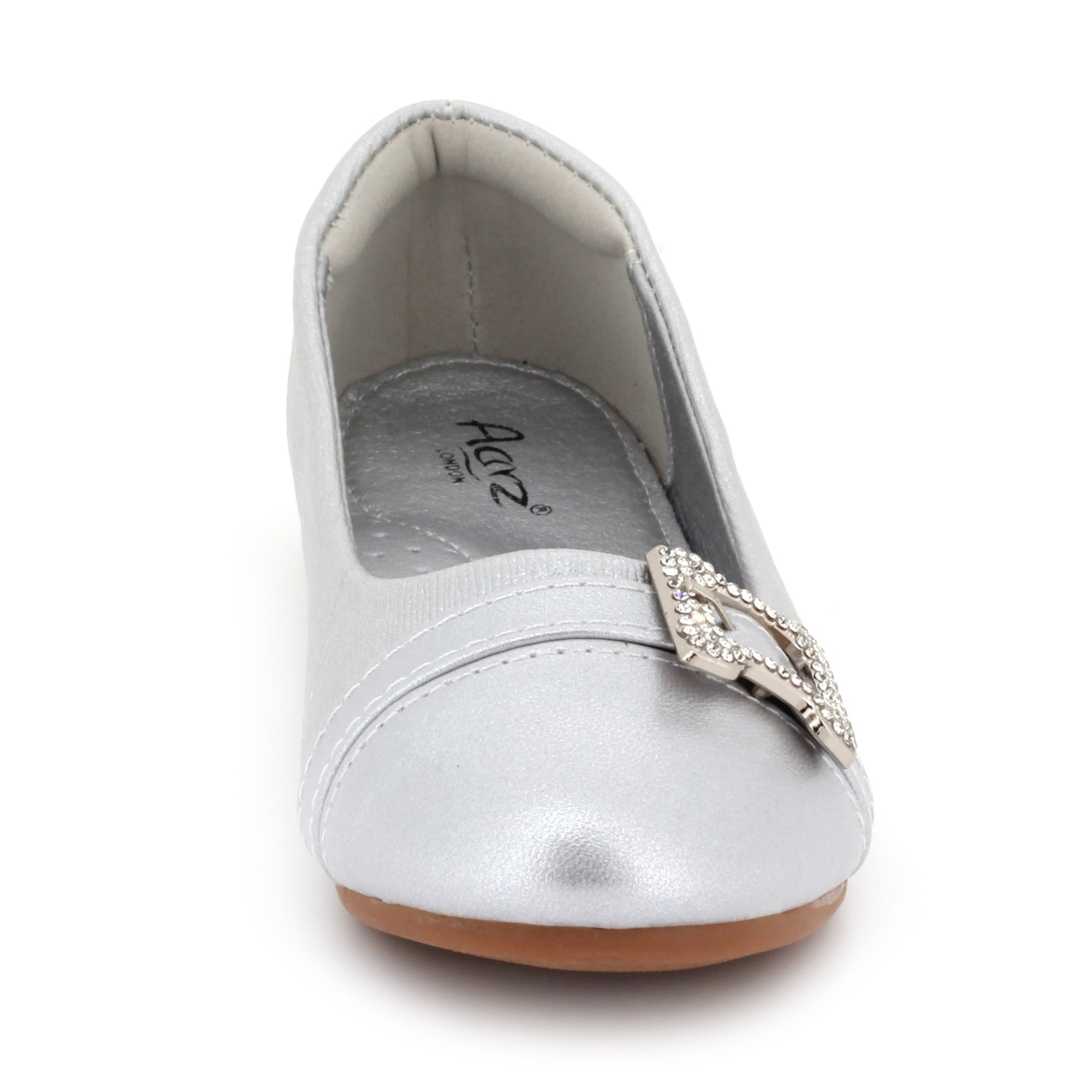 Arevene Girls Crystals Flats Pumps