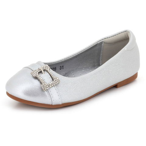 Arevene Girls Crystals Flats Pumps
