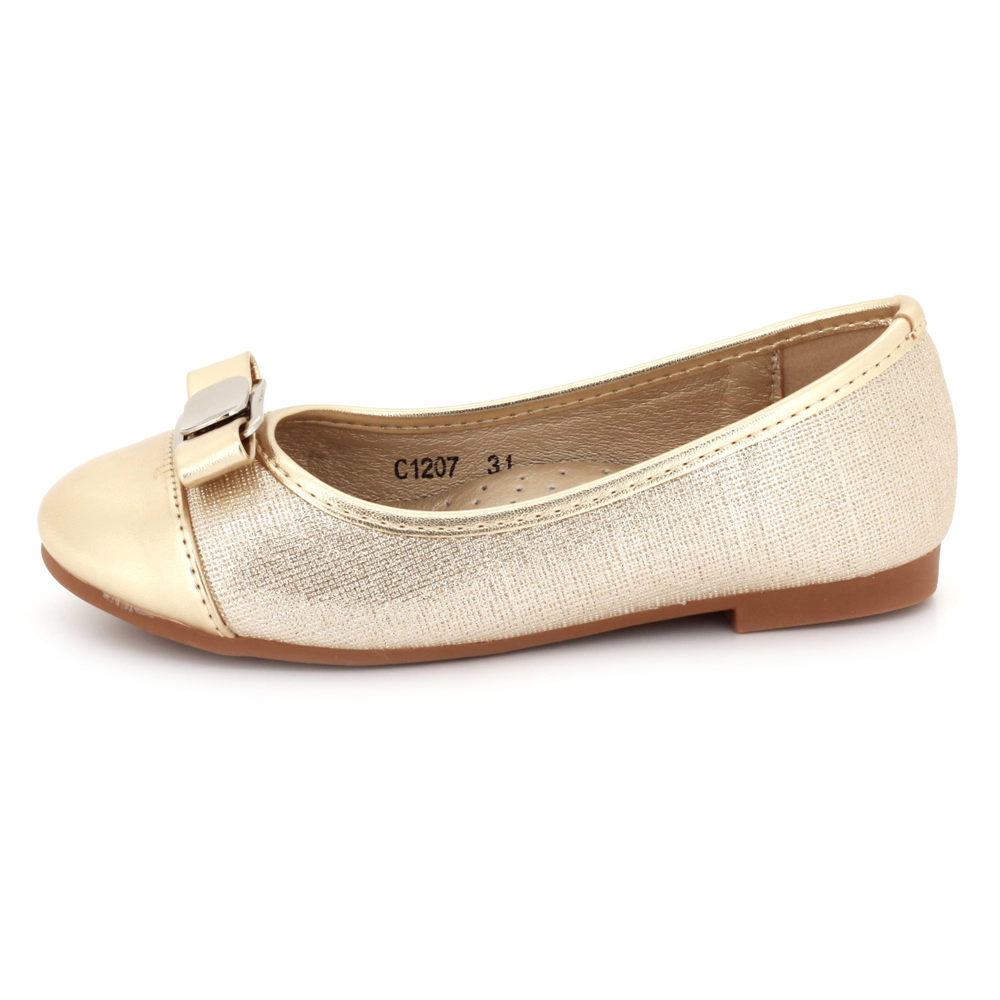 Rassidy Girls Flat Bow Pumps