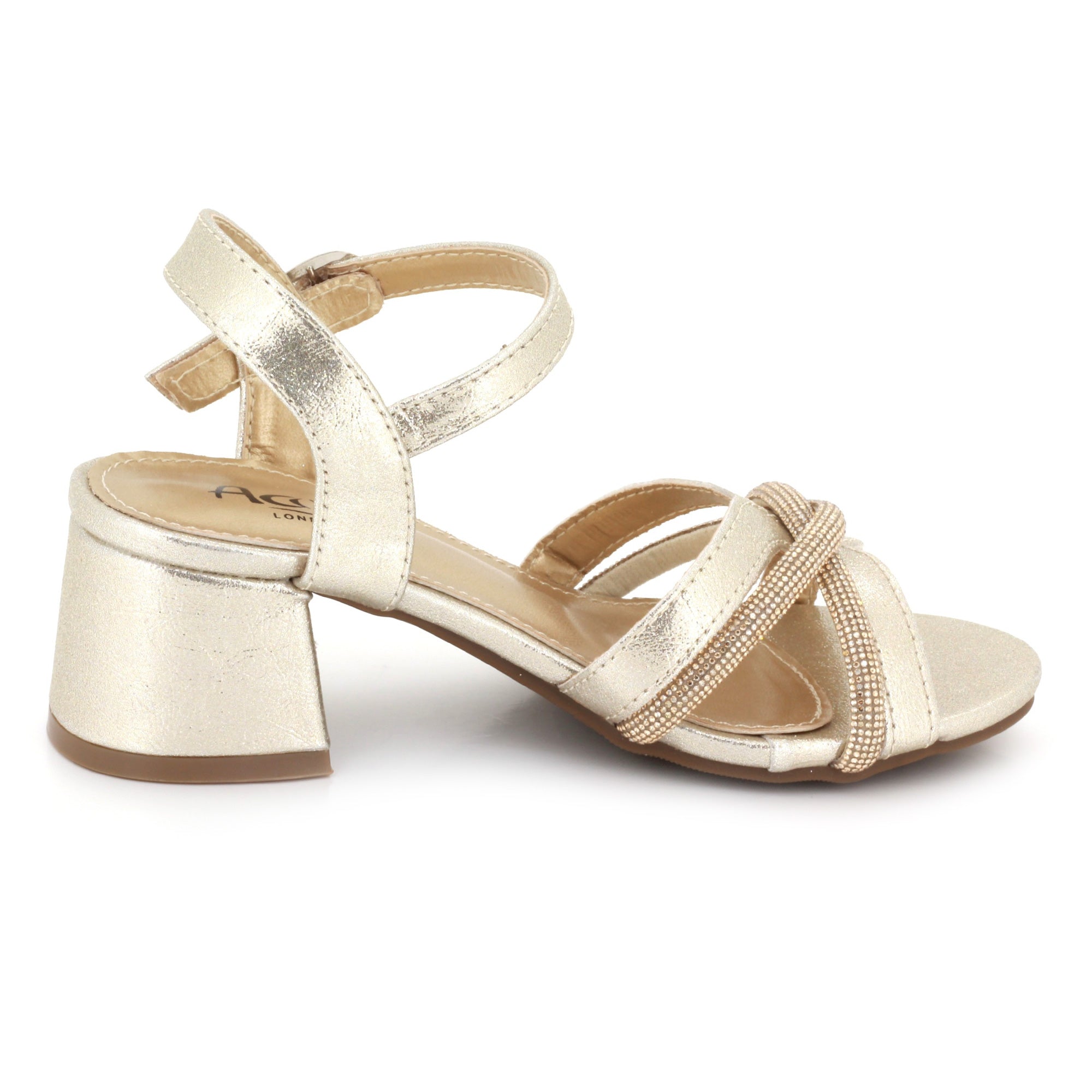 Ribby Girls Ankle Strap Sandals