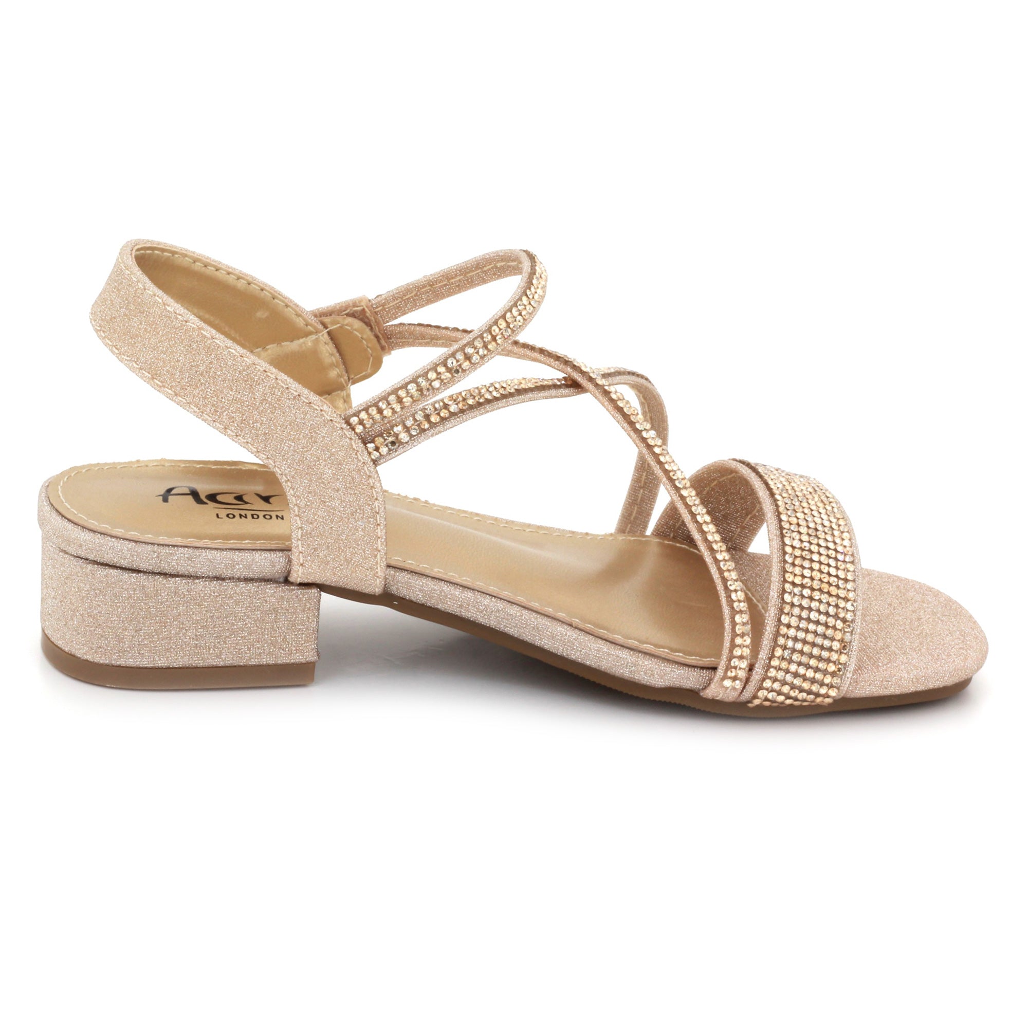 Rozlyn Girls Diamante Sandals